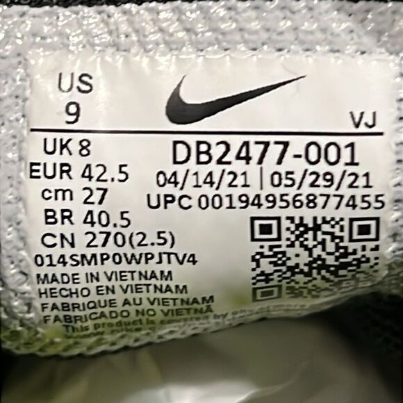 🔥🔥 NIKE Air Crater Impact Black Shoes Men Sz 9 - PERFECT Worn Twice - PERFECT - Picture 13 of 13